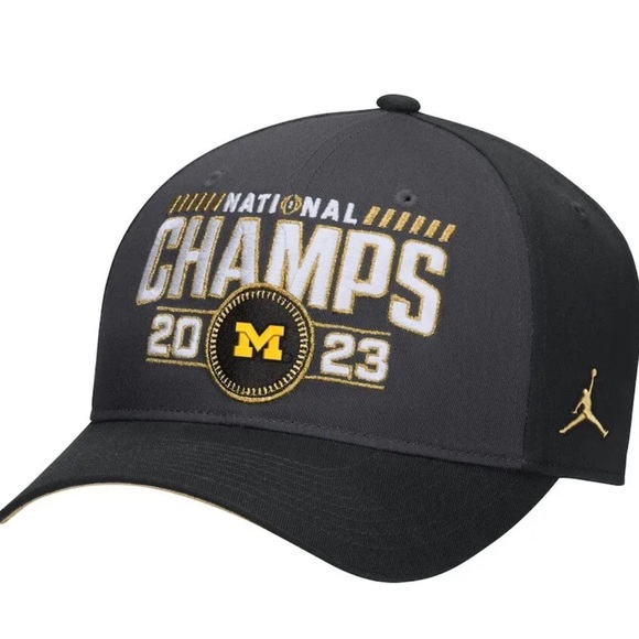Jordan Other - Michigan Wolverines Jordan Brand NATIONAL CHAMPIONS HAT Adjustable NEW IN HAND